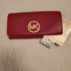 Michael Kors Cherry Red Wallet